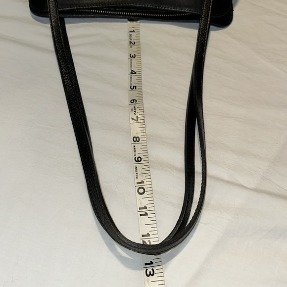 Divina Firenze Black Leather Satchel Bag EUC - Picture 6 of 17